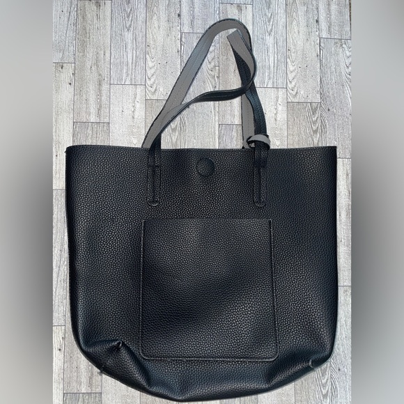 Black & grey medium sized tote - Picture 3 of 6